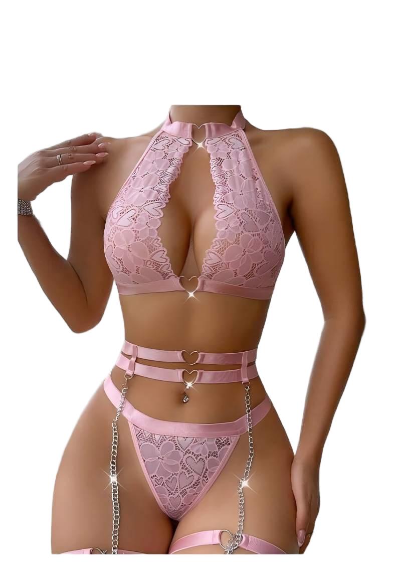 Push Up Bra Padded - Sexy Lingerie Set Push Up Lace