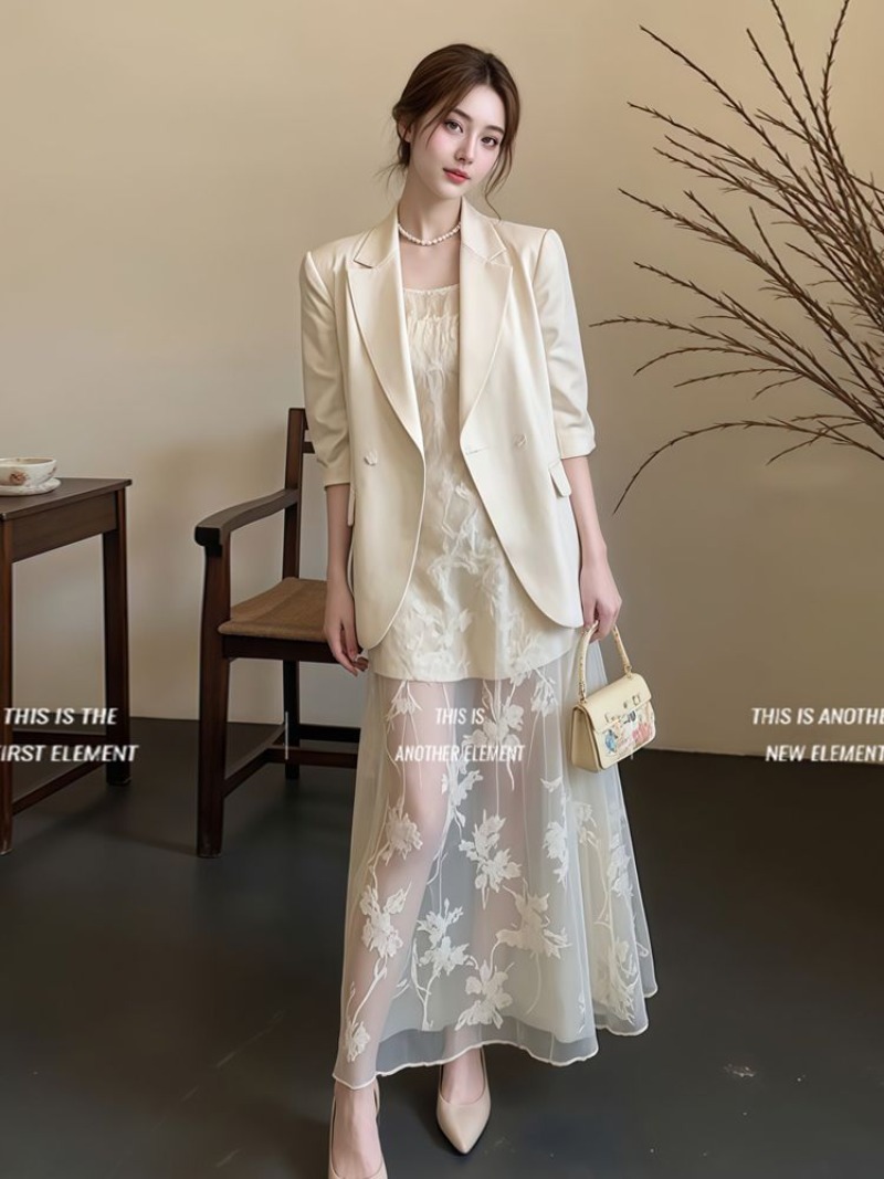 Cami Top Lace - Women's Fashion Suit Skirt Set 2026