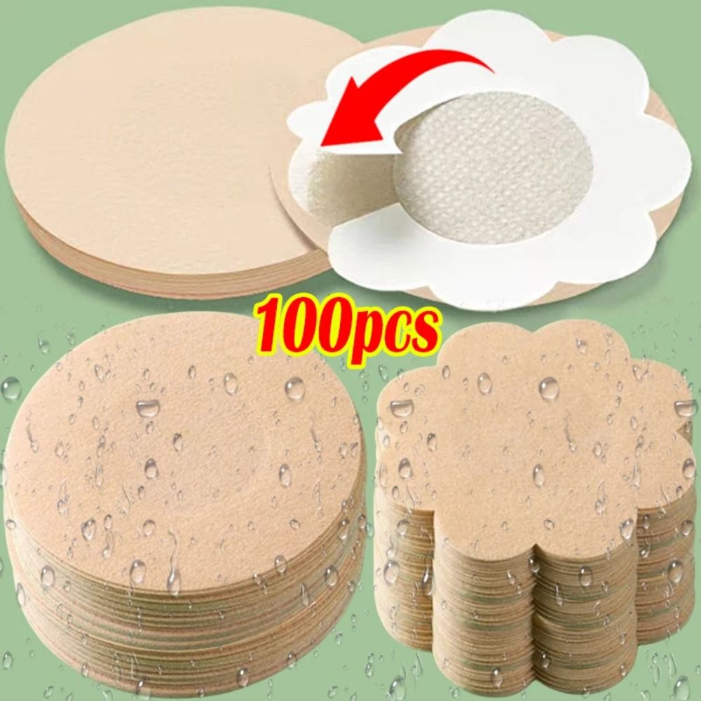 Silicone Bra Adhesive - Non-woven Nipple Cover Stickers Invisible Self-Adhesive