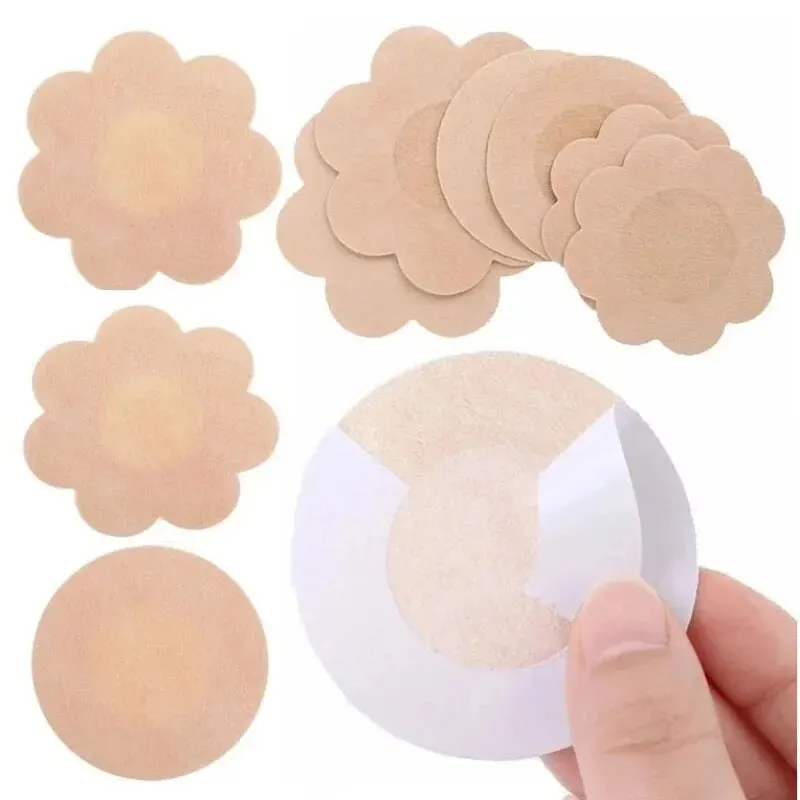Nipple Cover Pasties - 100Pcs Nipple Sticker Disposable Invisible Chest