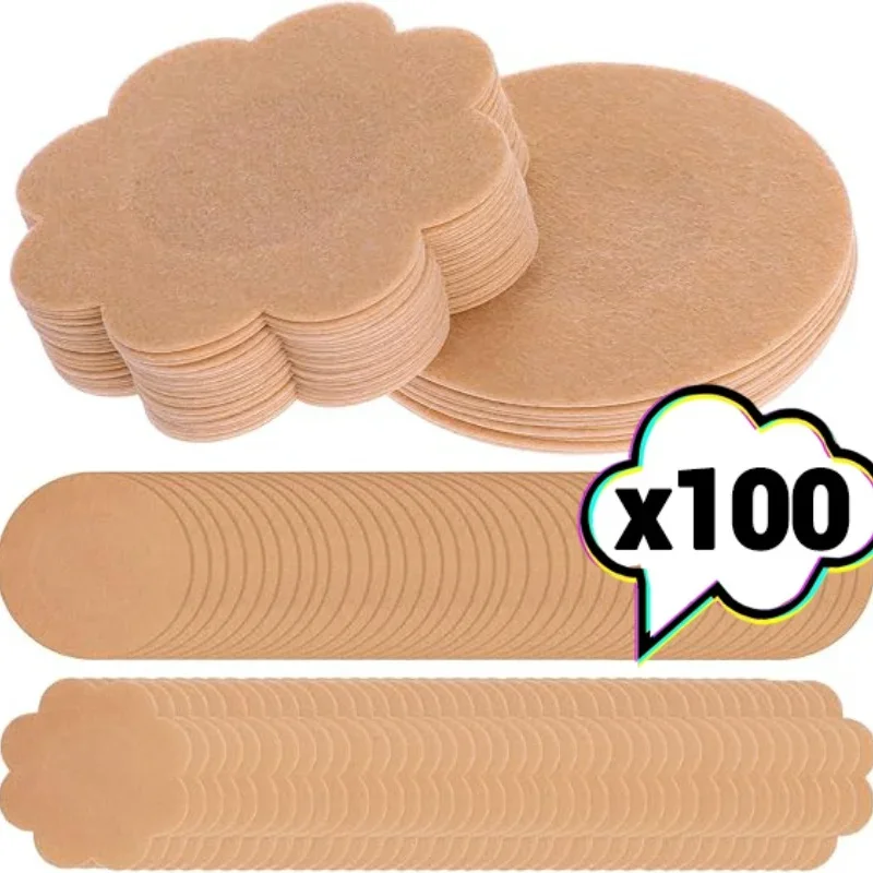 Silicone Bra Adhesive - 10/100pcs Women Nipple Cover Self Adhesive