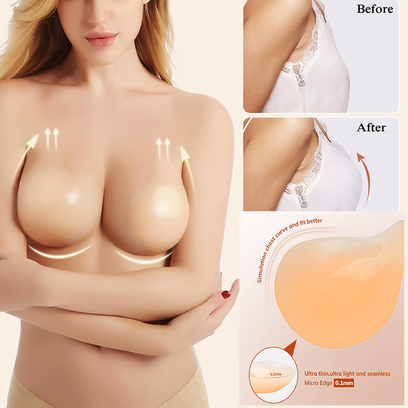 1/2 Pairs Women Sticky Bra Pus - огляд і ціна Strapless Bra Backless