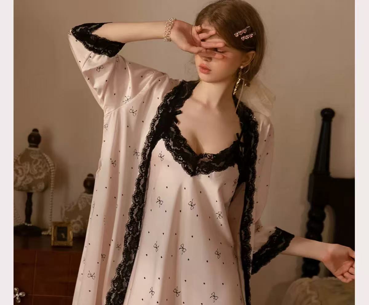 Sexy Summer Sleepwear for Wome - огляд і ціна Robe Silk Women