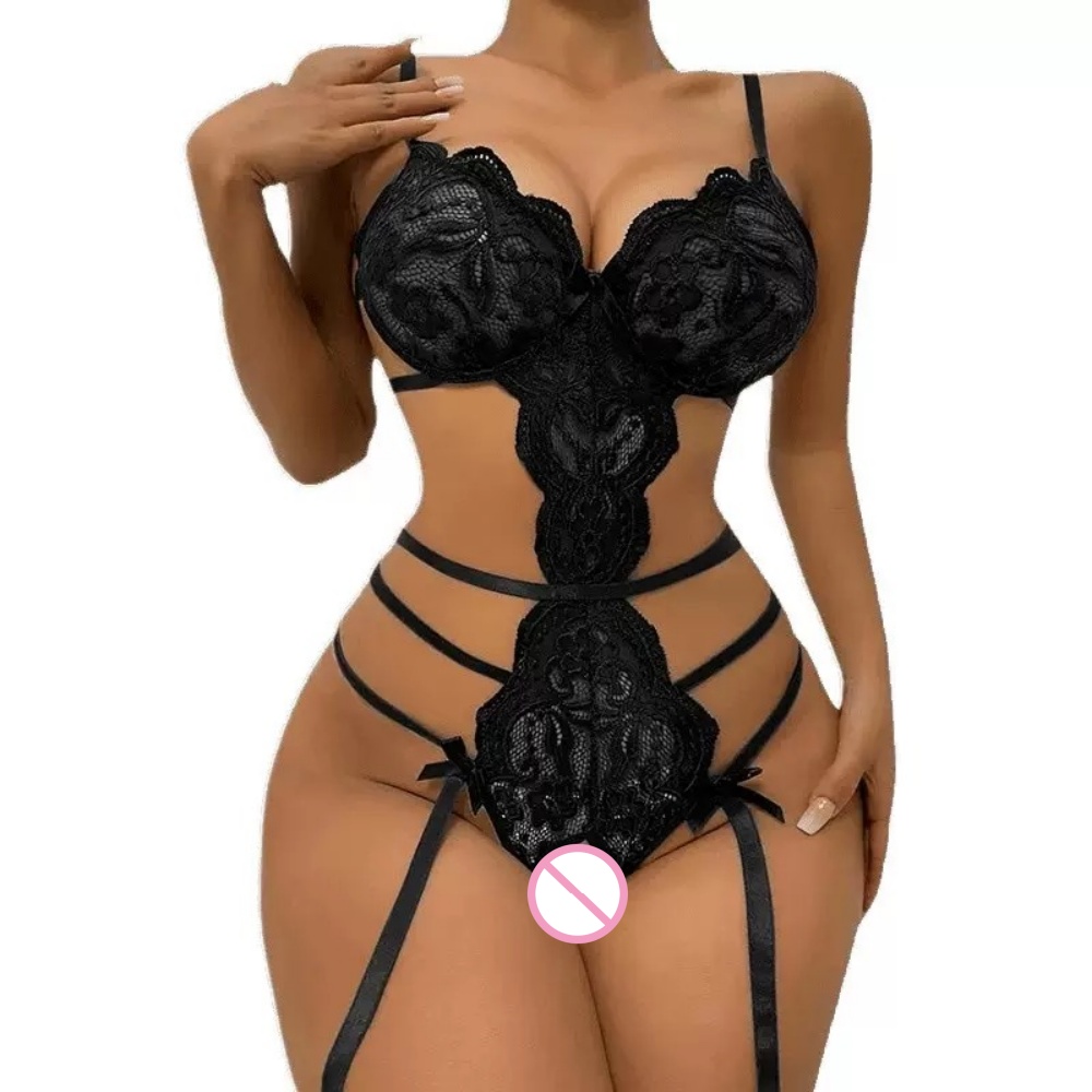 Sexy Lace Open Crotch Teddy Bo - огляд і ціна Lace Teddy Lingerie