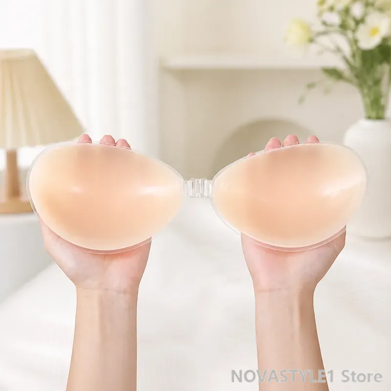 2pcs silicone breast lift pads - огляд і ціна Silicone Bra Adhesive