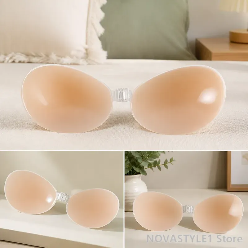 2pcs silicone breast lift pads - огляд і ціна Silicone Bra Adhesive