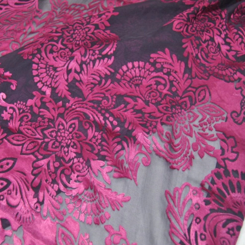 Fashion Large Pink Flower Desi - огляд і ціна Robe Silk Women