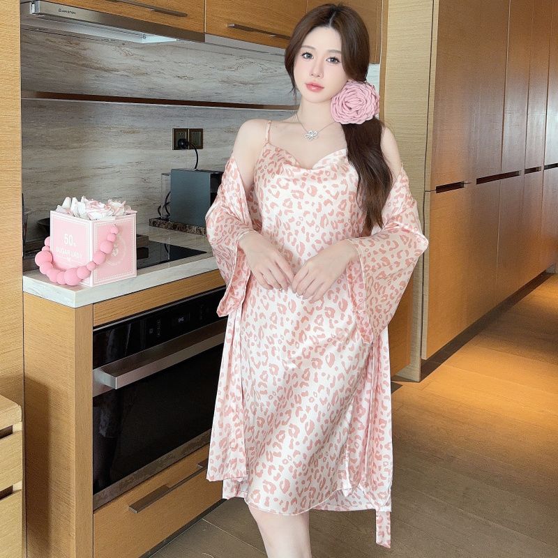 High Grade Printed Sweet Wind  - огляд і ціна Robe Silk Women