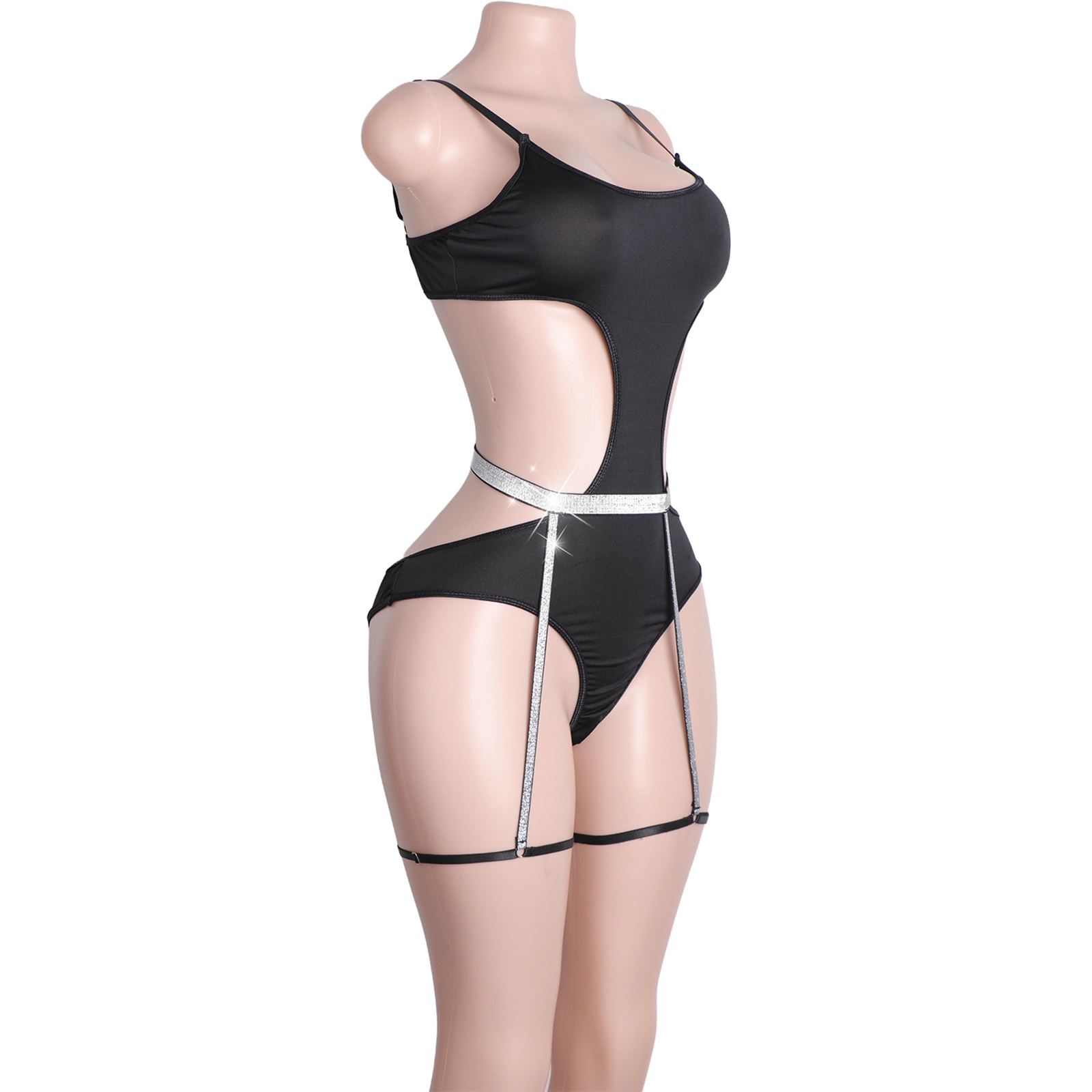 Custom Rhinestone Pole Dancewe - огляд і ціна Garter Belt Set