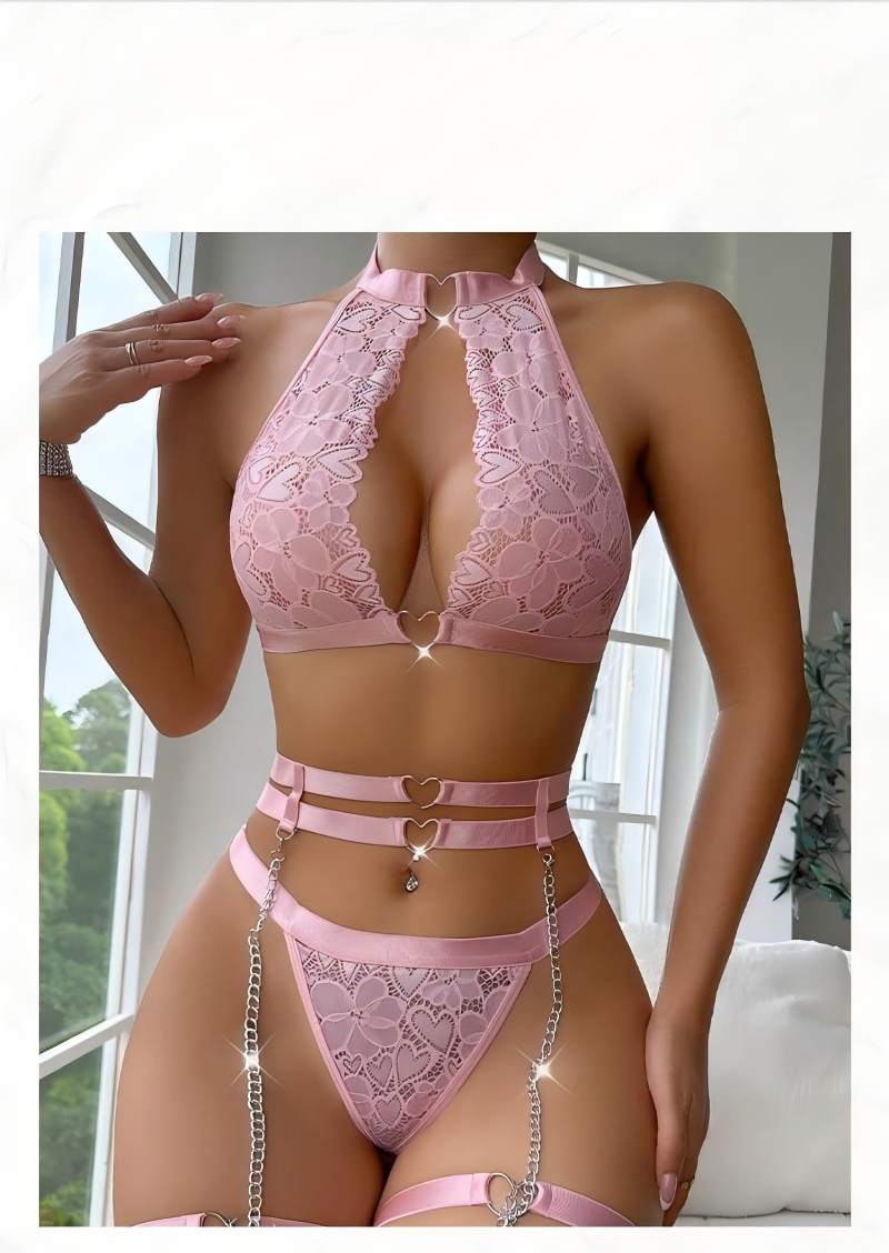 Sexy Lingerie Set Push Up Lace - огляд і ціна Push Up Bra Padded