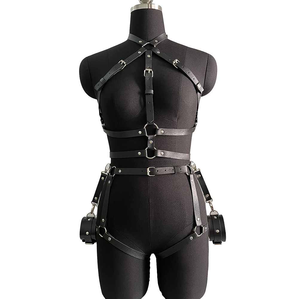 Harness for Women Pu Leather L - огляд і ціна Garter Belt Set