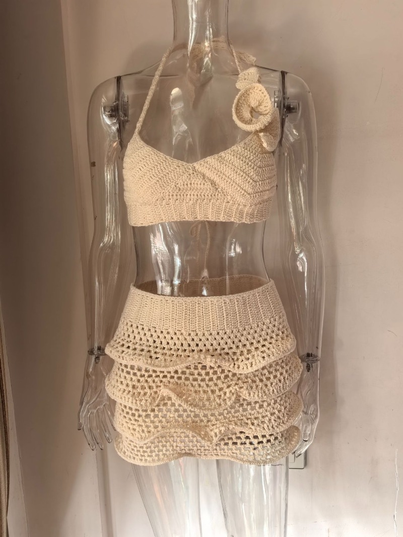 Women Hand Crochet Knitted Ruf - огляд і ціна Cami Top Lace