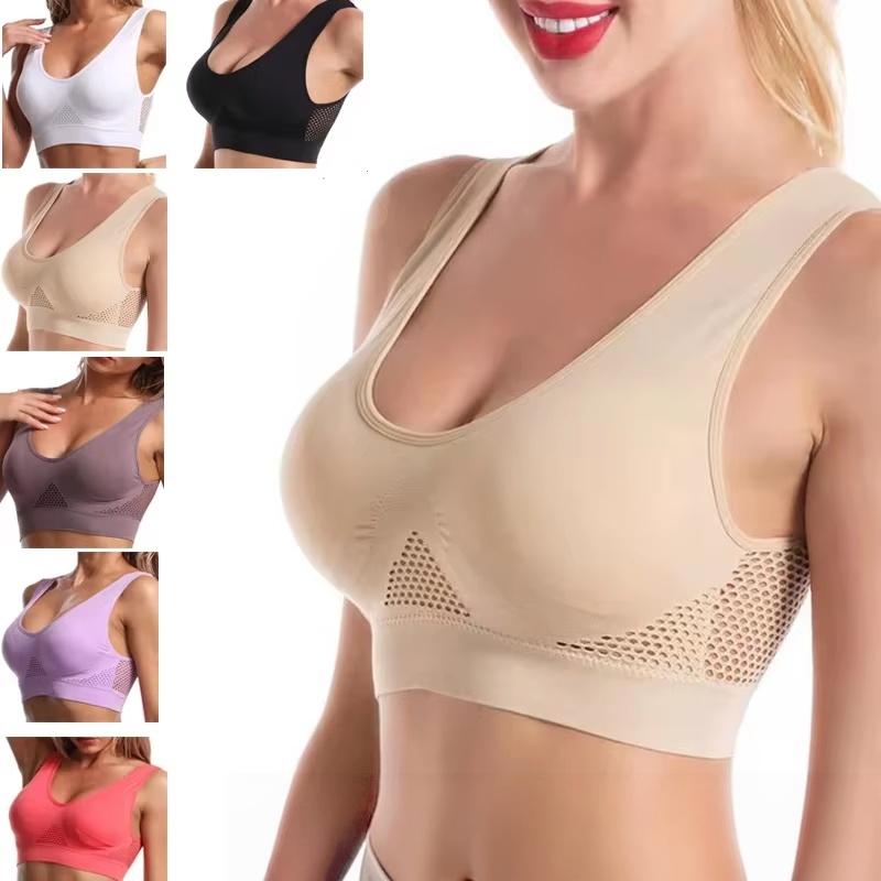 Plus Size 1pcs Women Sports Br - огляд і ціна Seamless Underwear Women
