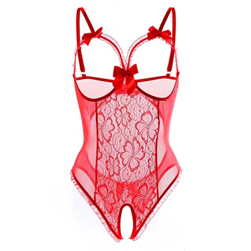 Women Sexy Open Bra Strap Ling - огляд і ціна Babydoll Chemise Night