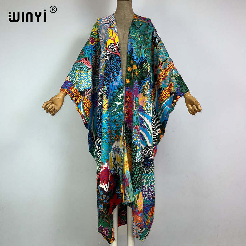 WINYI Africa Middle East kimon - огляд і ціна Robe Silk Women