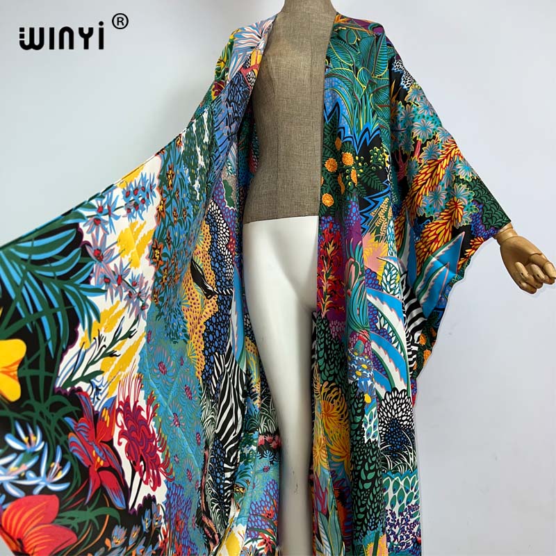 WINYI Africa Middle East kimon - огляд і ціна Robe Silk Women