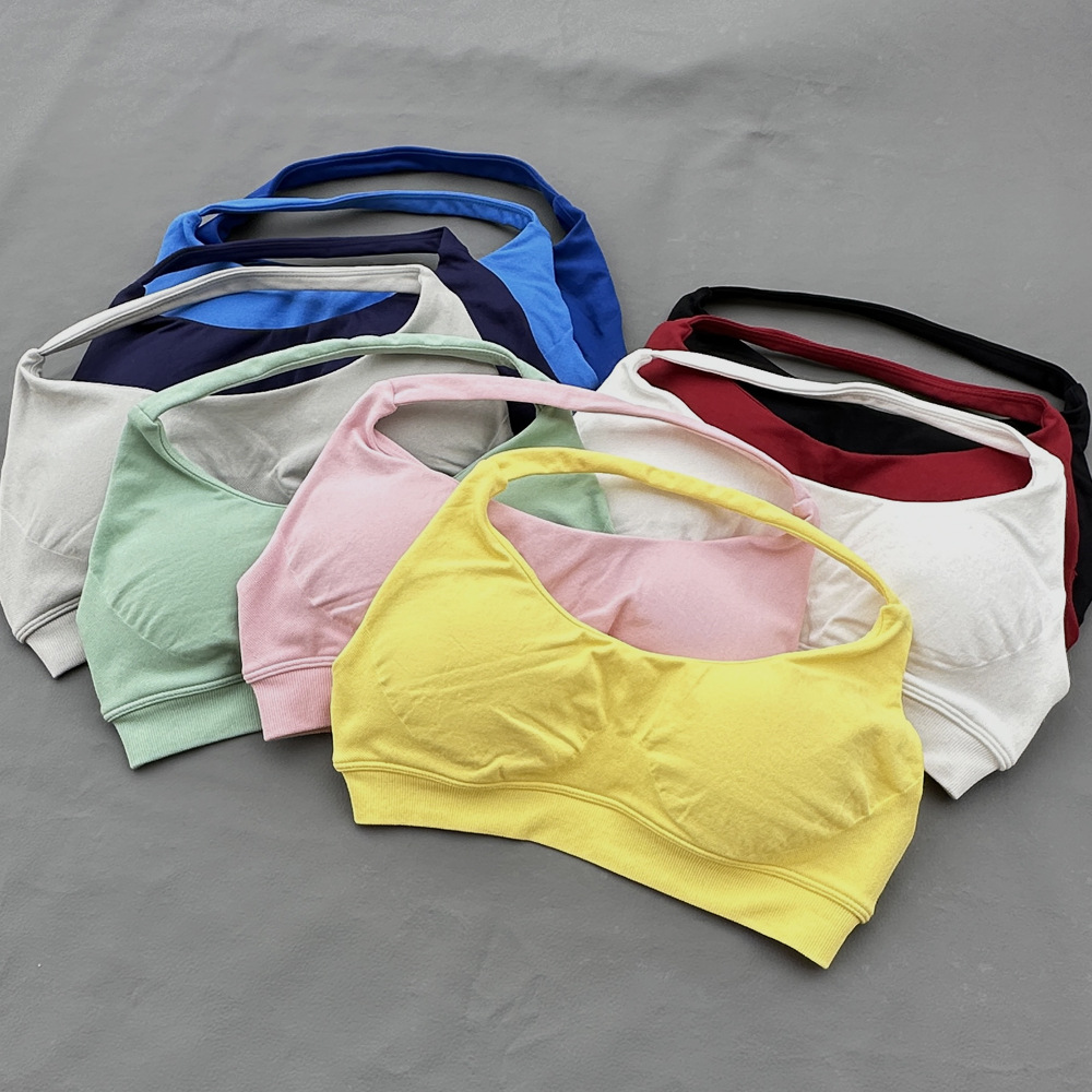 Sports Bra Women Seamless Halt - огляд і ціна Push Up Bra Padded