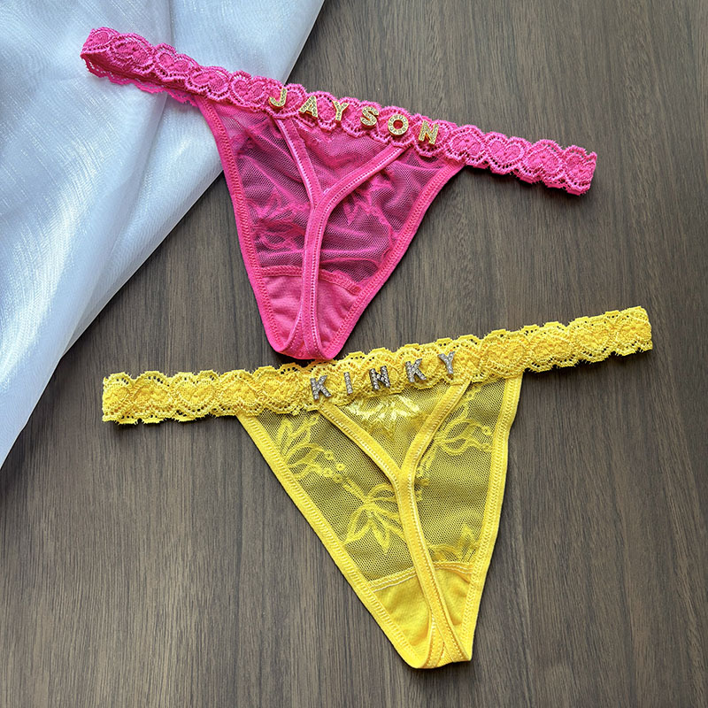 Custom Thong Panties Name Crys - огляд і ціна Thong Bikini Women