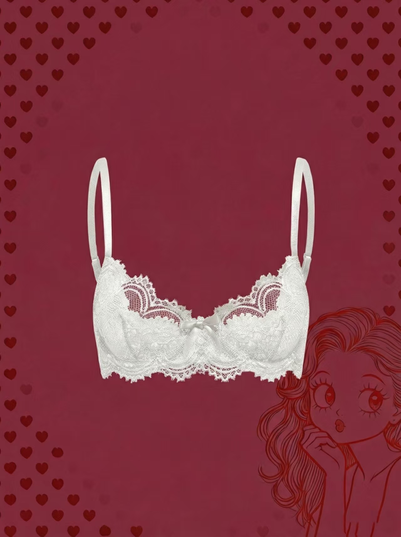 plus size women's bra sexy lac - огляд і ціна Push Up Bra Padded