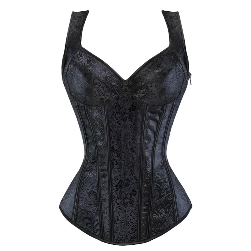 Women Floral Print Corset Top  - огляд і ціна Shapewear Bodysuit Firm