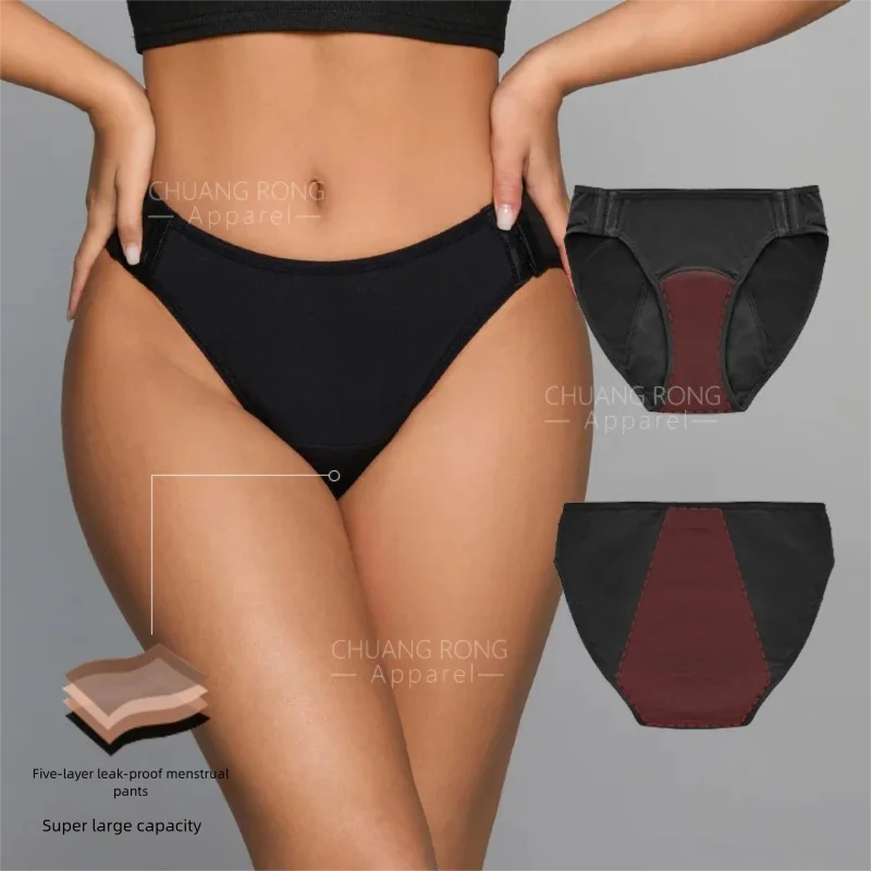 Plus Size Women's Easy-On Snap - огляд і ціна Period Panty Absorbent