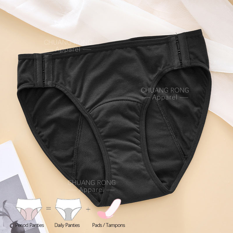 Plus Size Women's Easy-On Snap - огляд і ціна Period Panty Absorbent