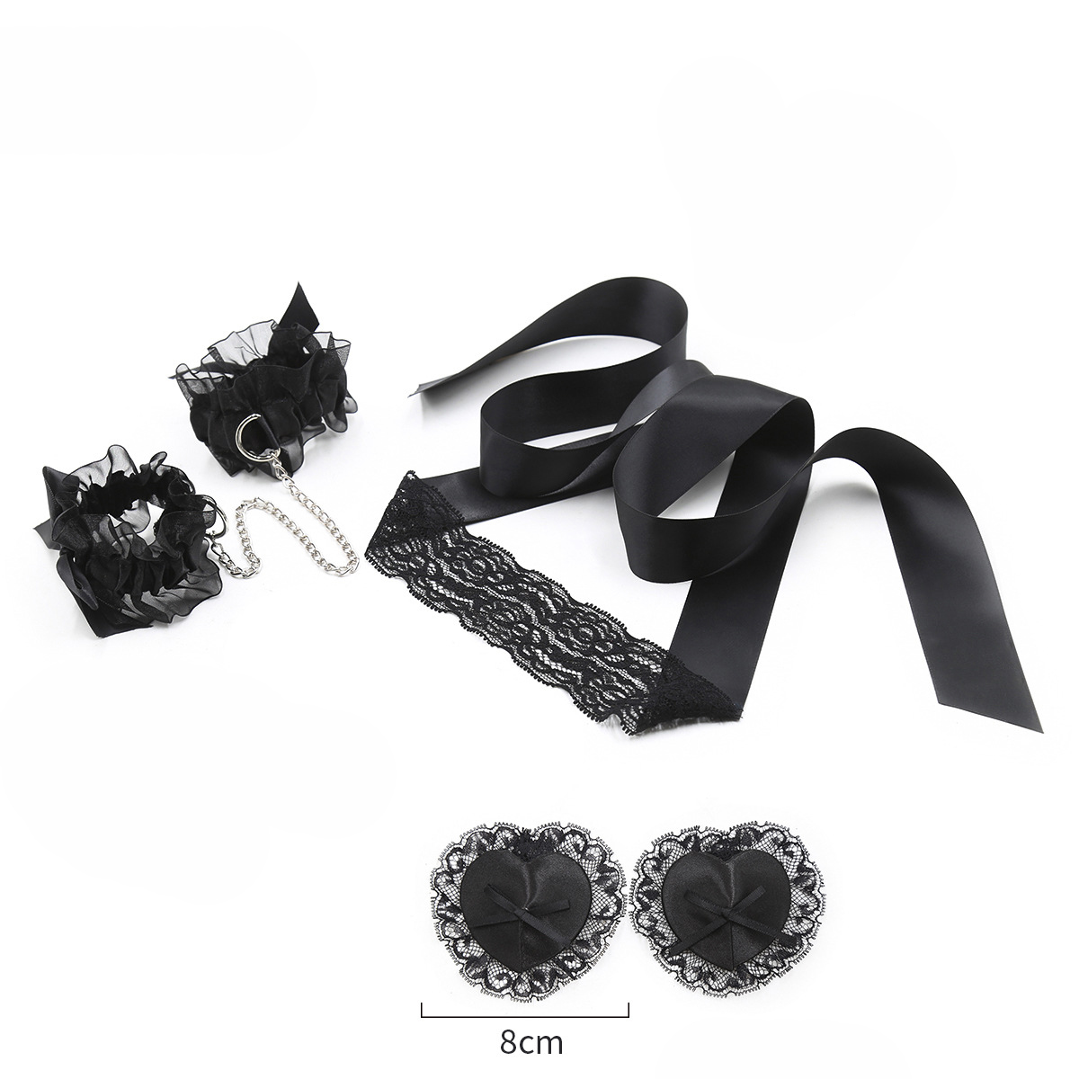 Lace Sex Toy Set Adult Handcuf - огляд і ціна Nipple Cover Pasties