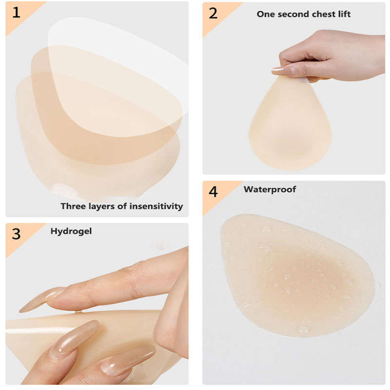 Waterdrop Invisible Bra Silico - огляд і ціна Nipple Cover Pasties