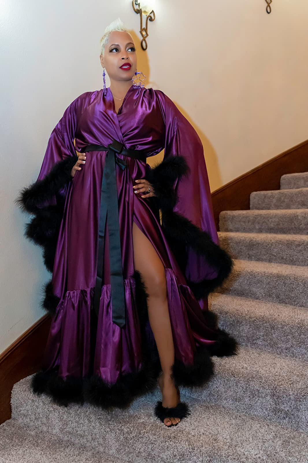 Customized Bathrobe for Women  - огляд і ціна Robe Silk Women