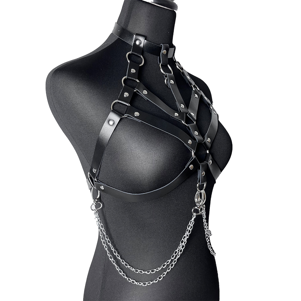Chain with Leather Lingerie Wo - огляд і ціна Garter Belt Set