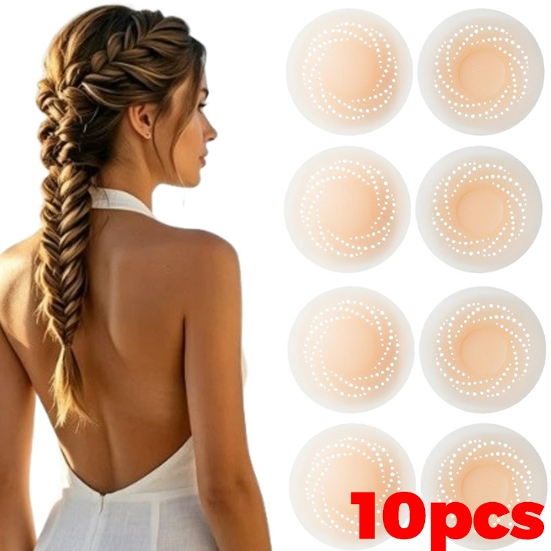 2/10pcs Breathable Nipple Cove - огляд і ціна Silicone Bra Adhesive