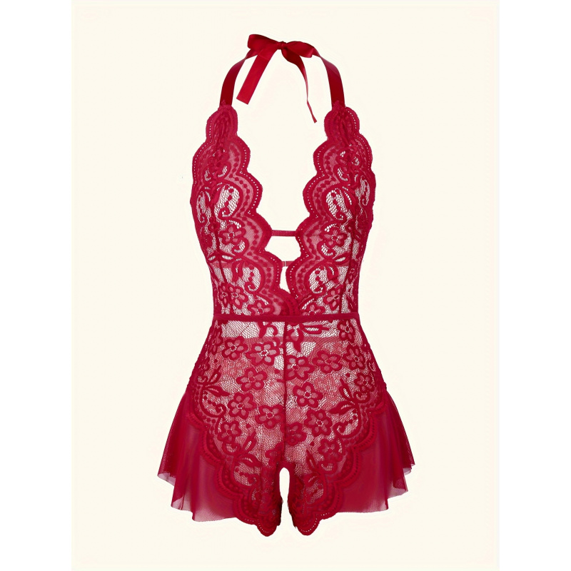 Charming Lace Mesh Teddy, Scal - огляд і ціна Lace Teddy Lingerie