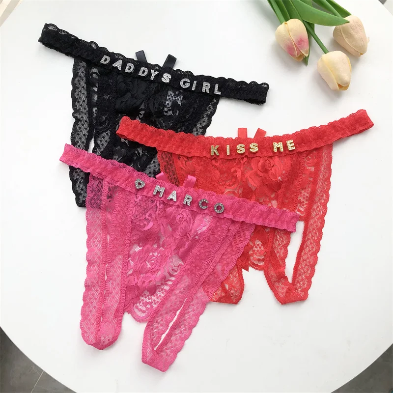 Customized Crystal Name Letter - огляд і ціна Thong Bikini Women