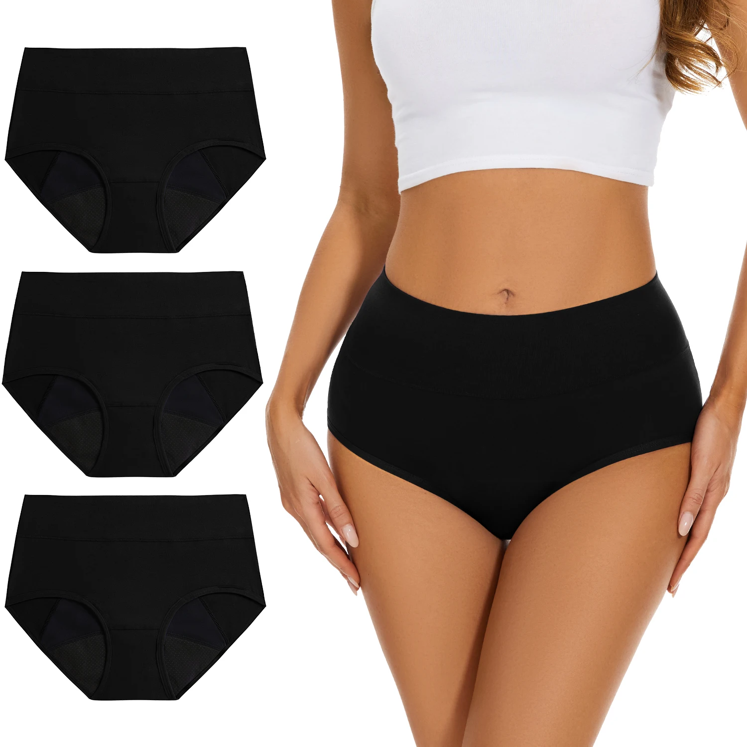 3PCS/lot Menstrual Panties For - огляд і ціна Period Panty Absorbent