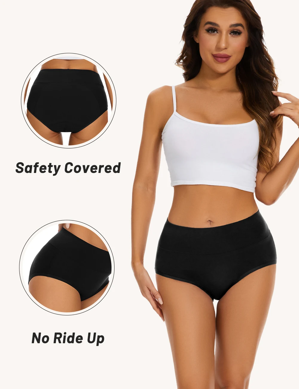 3PCS/lot Menstrual Panties For - огляд і ціна Period Panty Absorbent
