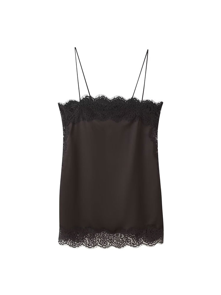TFAFXY Vintage Casual Women Br - огляд і ціна Cami Top Lace