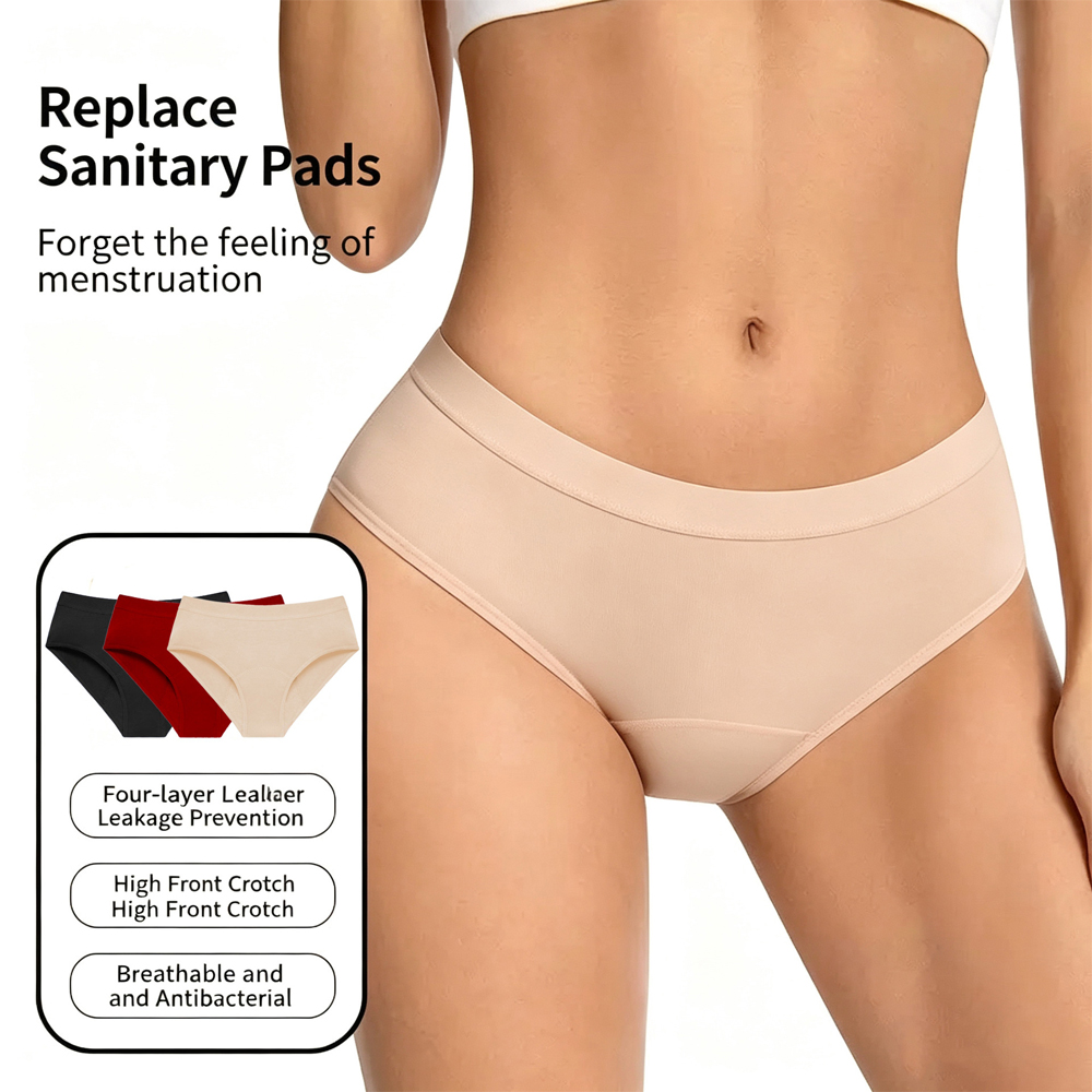 3Pcs Heavy Flow Menstrual Pant - огляд і ціна Period Panty Absorbent