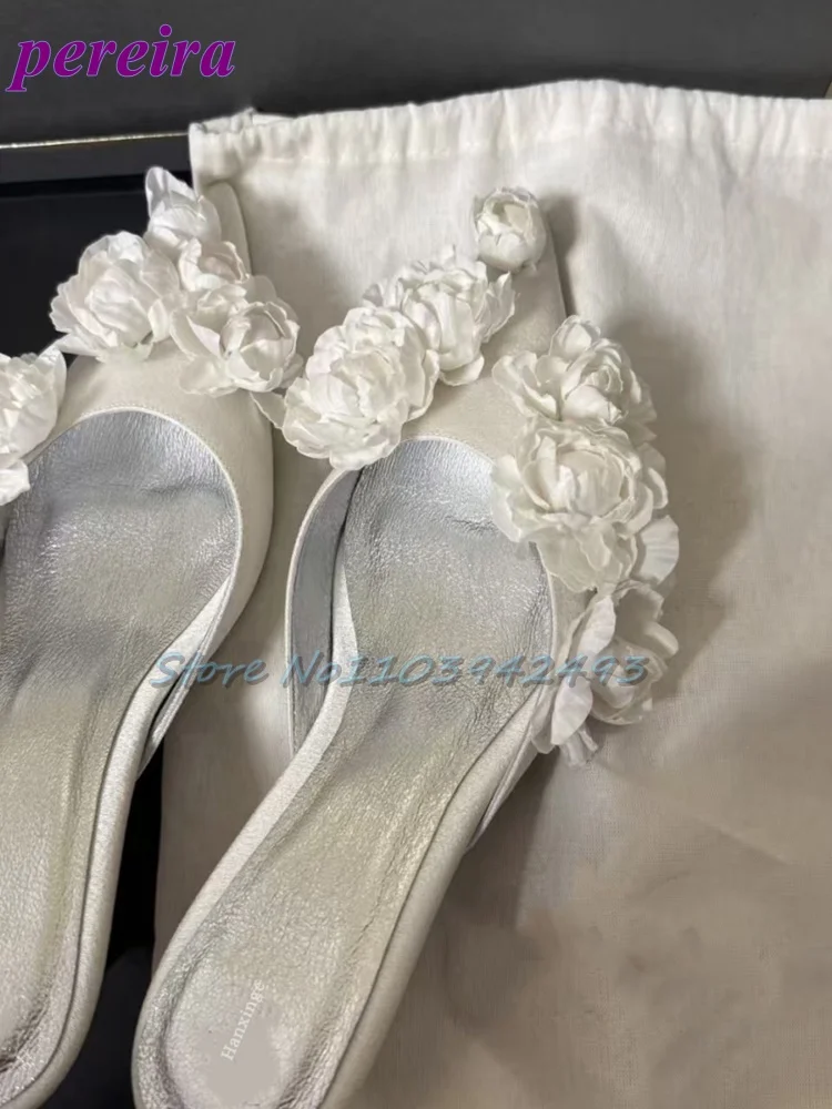Multi Flower Wedding Sandals S - огляд і ціна Slip Dress Satin