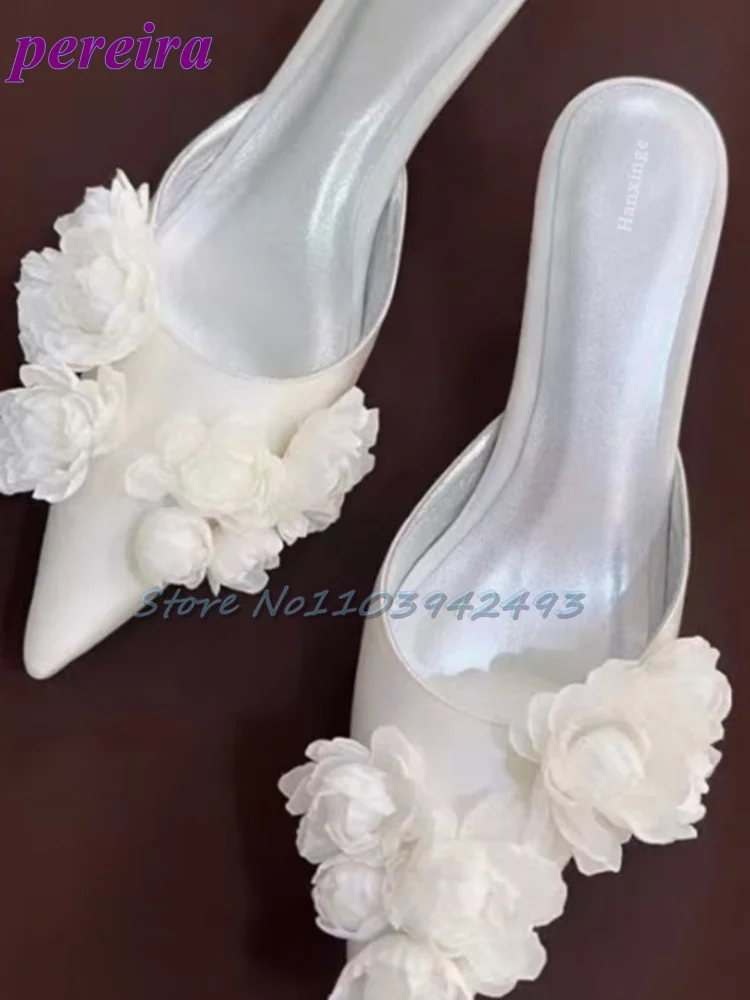 Multi Flower Wedding Sandals S - огляд і ціна Slip Dress Satin