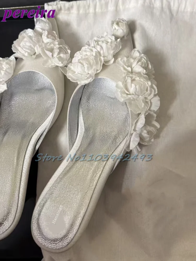 Multi Flower Wedding Sandals S - огляд і ціна Slip Dress Satin