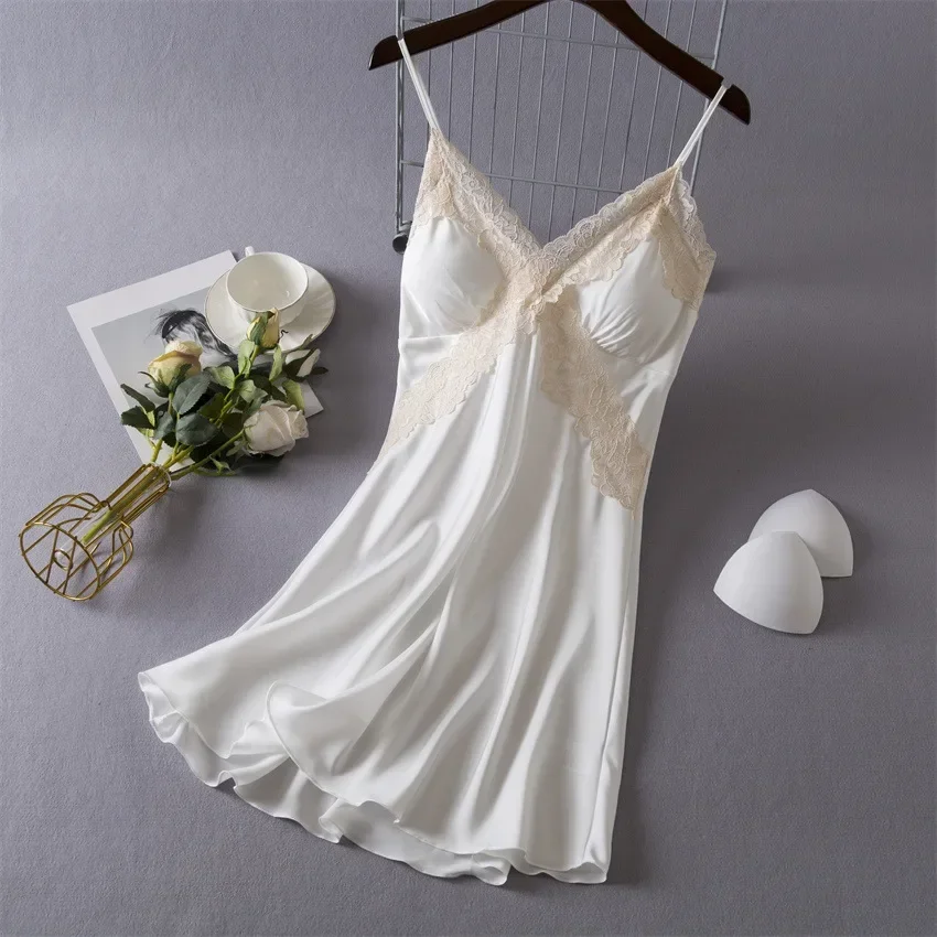 Women's Sexy Lingerie Satin Ni - огляд і ціна Babydoll Chemise Night