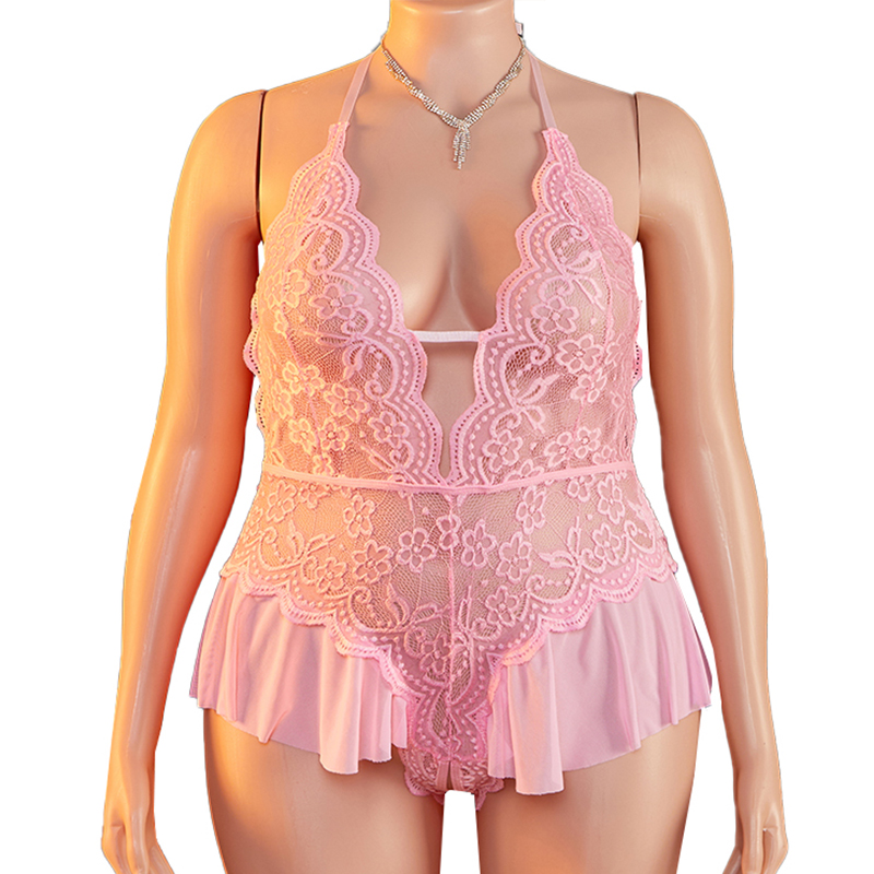 Plus Size 1XL-4XL Teddy perspe - огляд і ціна Lace Teddy Lingerie
