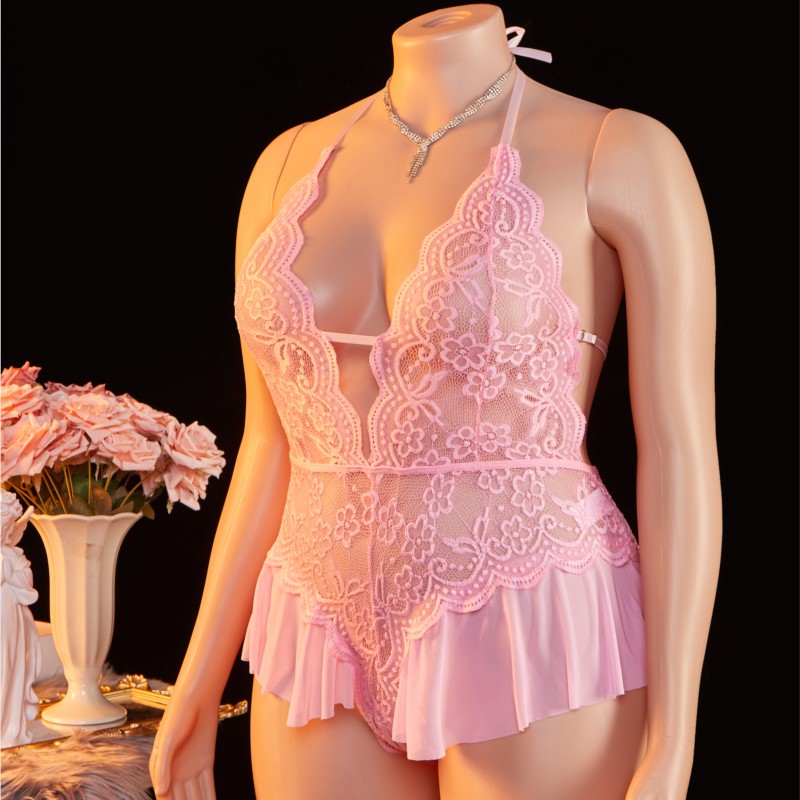 Plus Size 1XL-4XL Teddy perspe - огляд і ціна Lace Teddy Lingerie