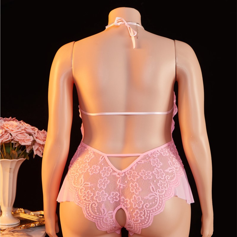 Plus Size 1XL-4XL Teddy perspe - огляд і ціна Lace Teddy Lingerie
