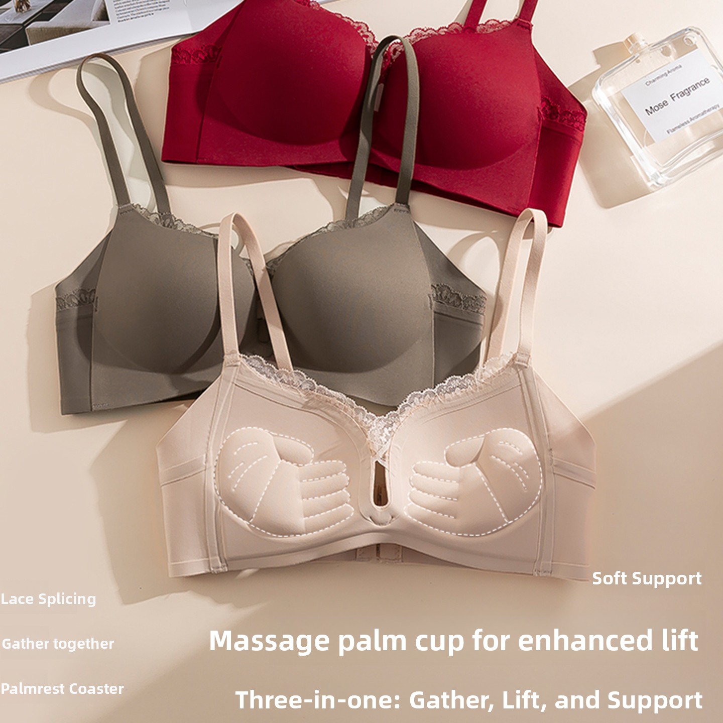 Pure KUCLUT Lace Palm Cup Smal - огляд і ціна Seamless Underwear Women
