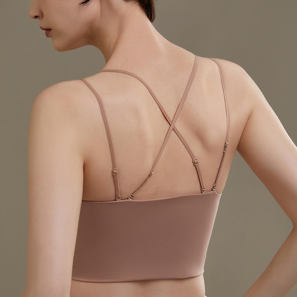 Women Spaghetti Strap Sports B - огляд і ціна Bralette Wireless Soft