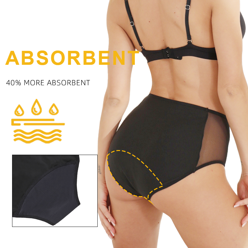 Drop shipping Women's High-wai - огляд і ціна Period Panty Absorbent