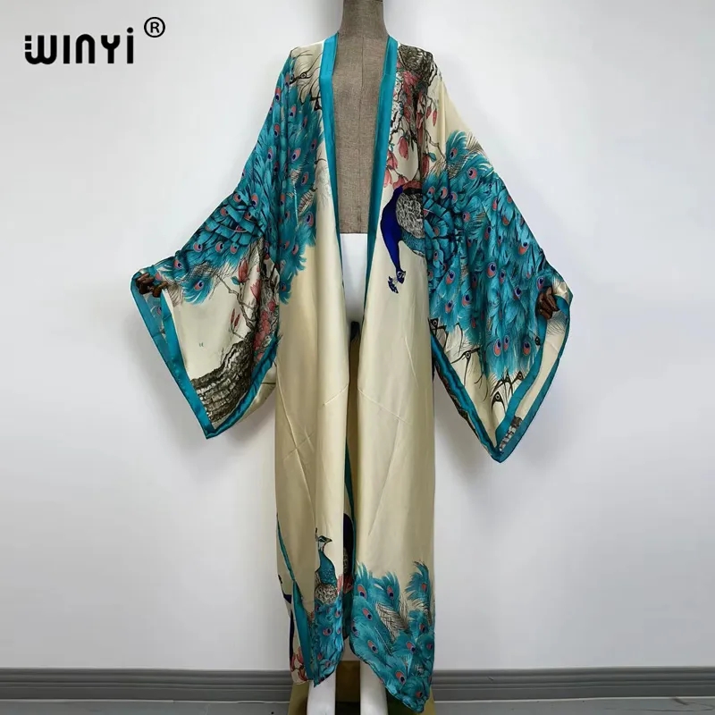WINYI 2022 Summer Women Cardig - огляд і ціна Robe Silk Women
