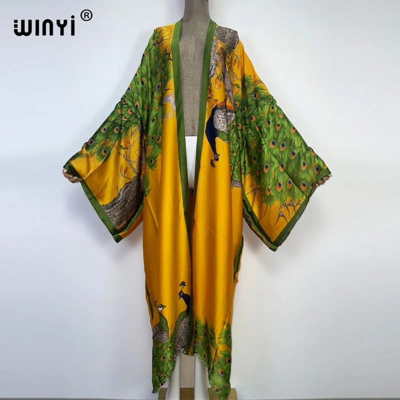 WINYI 2022 Summer Women Cardig - огляд і ціна Robe Silk Women