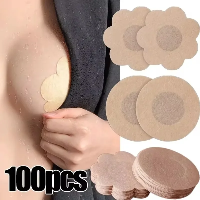 10/100pcs Women Nipple Cover S - огляд і ціна Silicone Bra Adhesive
